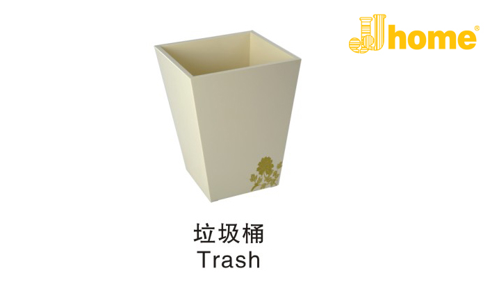 酒店亚克力制品 亚克力客房套组（用品盒 垃圾桶 茶叶盒） JJHOME酒店用品1号店